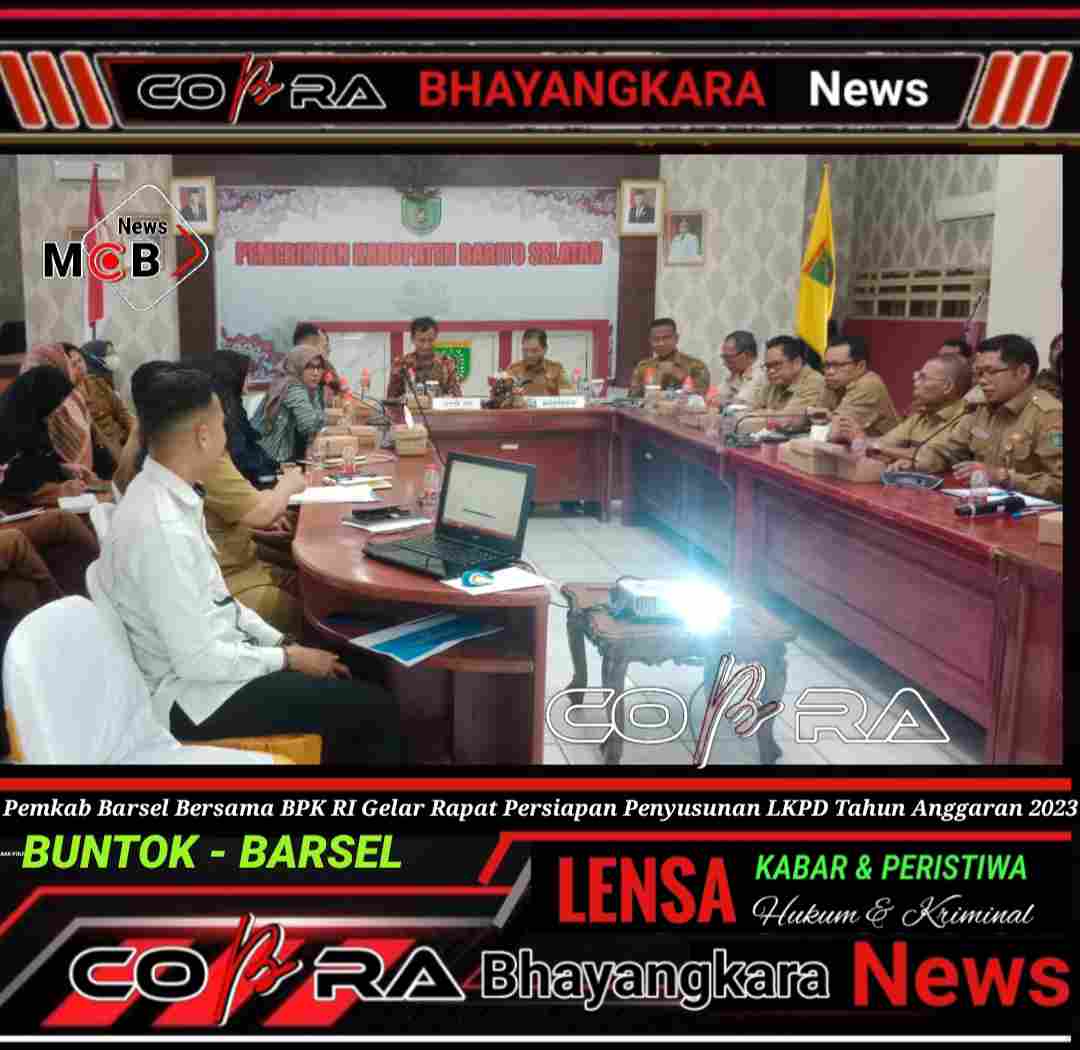 Pemkab Barsel Bersama BPK RI Gelar Rapat Persiapan Penyusunan LKPD