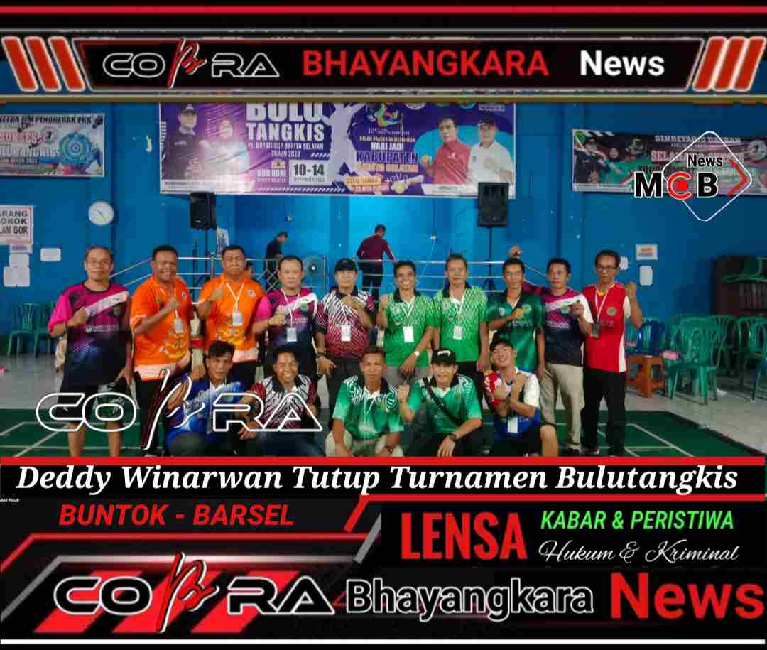 Deddy Winarwan Tutup Turnamen Bulutangkis" Pj Bupati Cup 2023 " Lokal ...